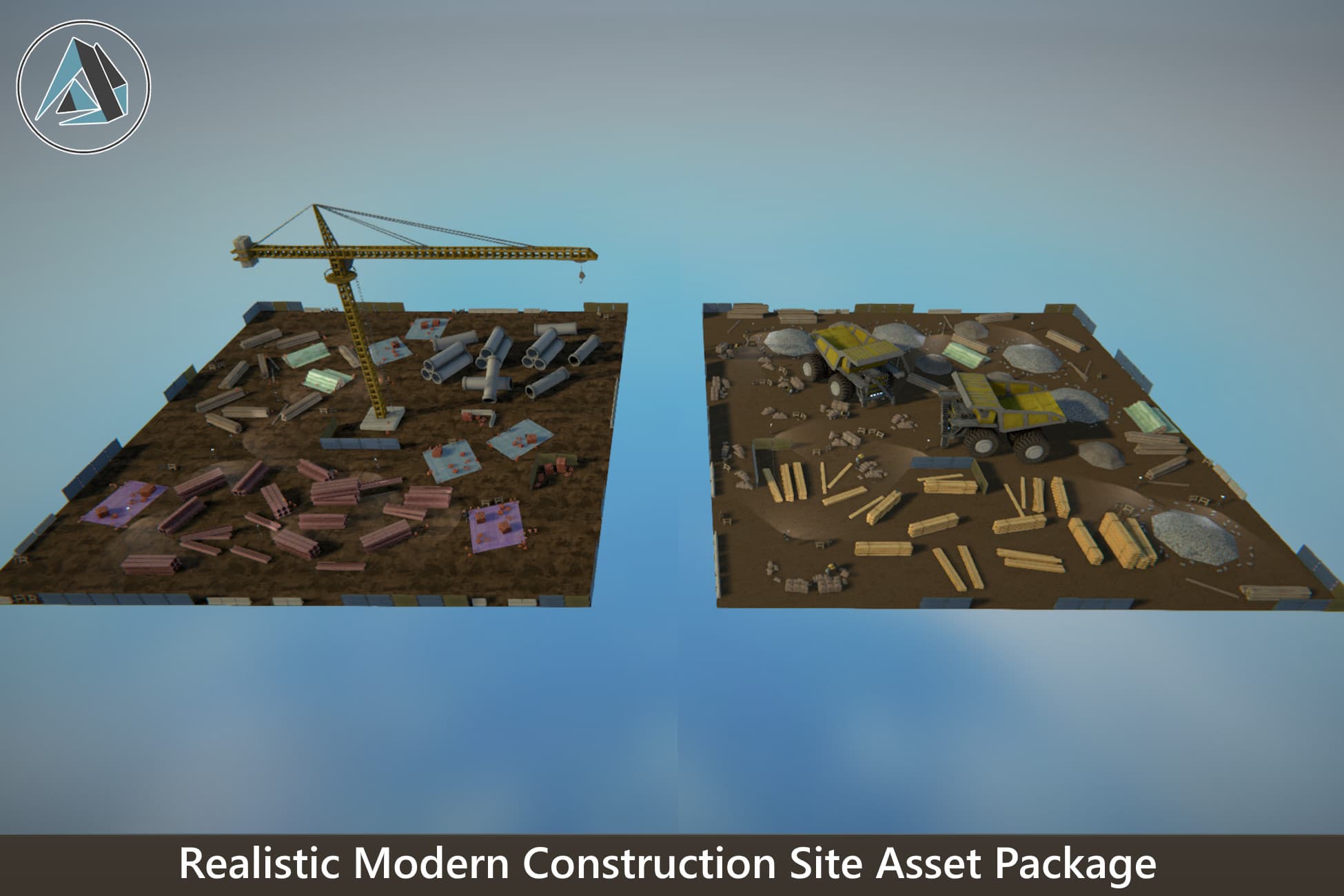 Realistic Construction Site Asset Package