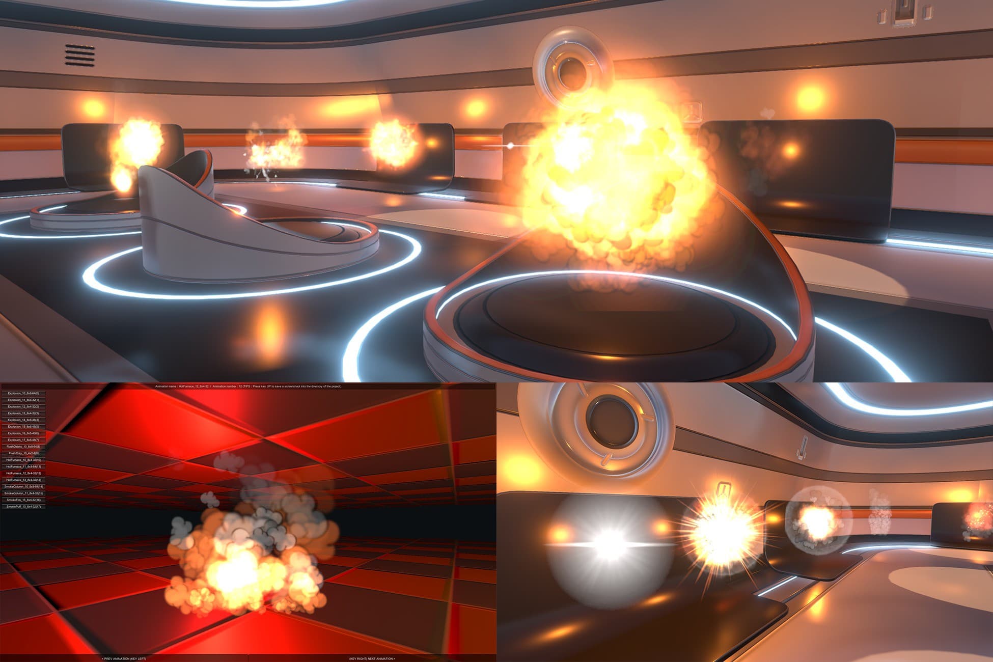 3D Cartoon Explosions Pack Vol 2
