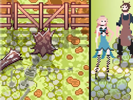 Fantasy Environment and Animated Characters (Pixel Art) [free add-on]