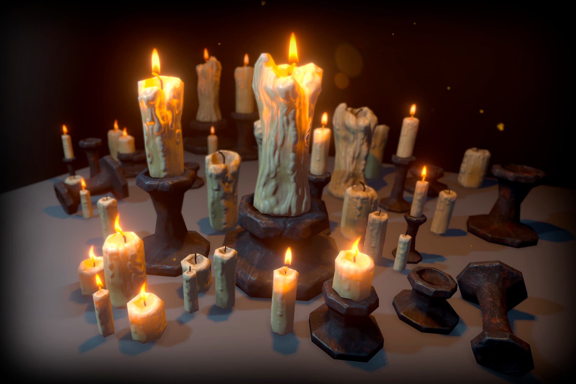 Candles medieval