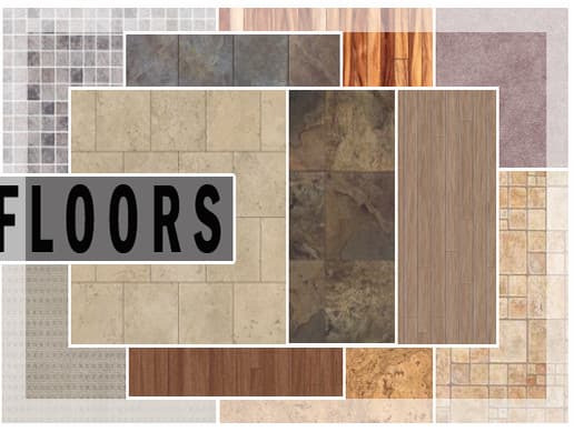 Floors URP texture maps & materials