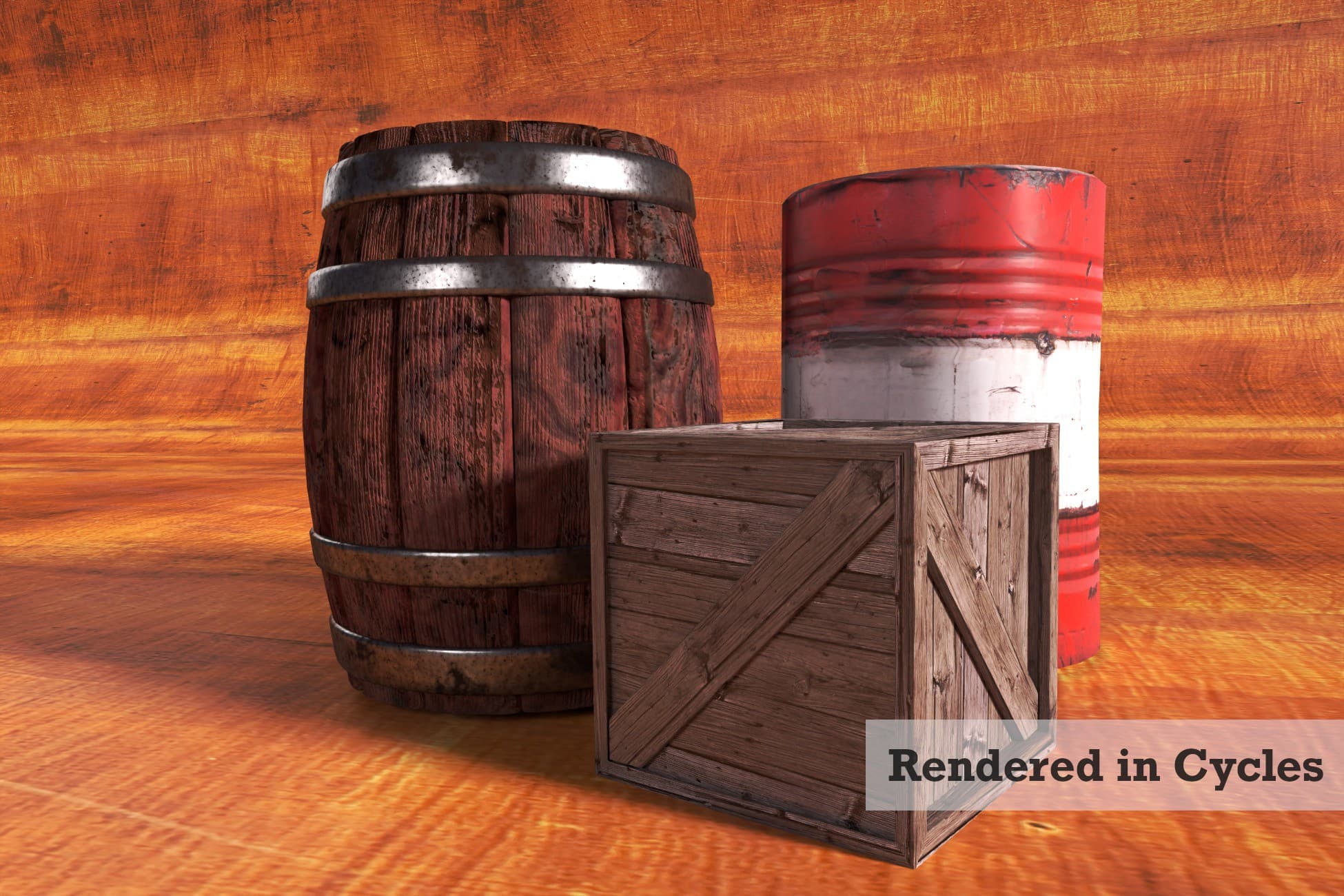 PBR Barrels and Crates