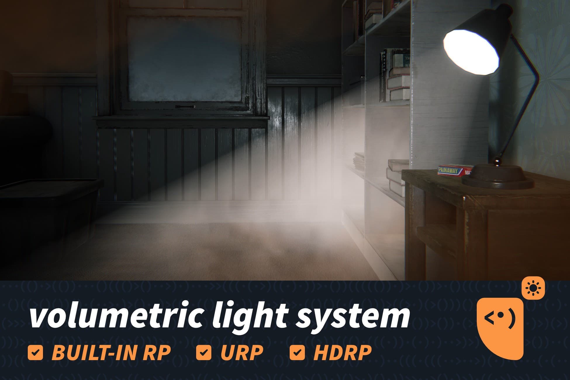 Volumetric Light System: Easy to set up & high-performance light effects