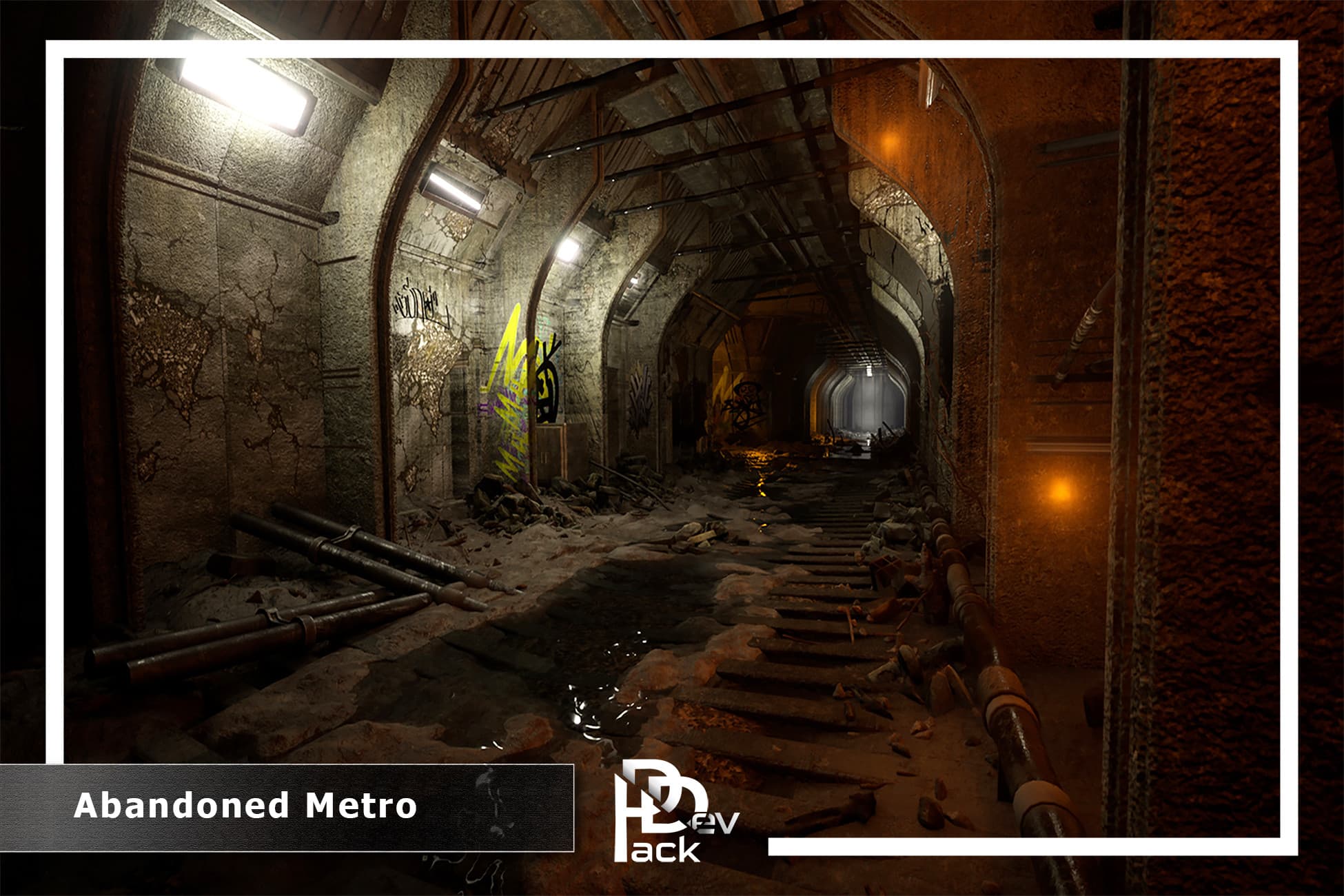 Abandoned Metro / 66+ Assets