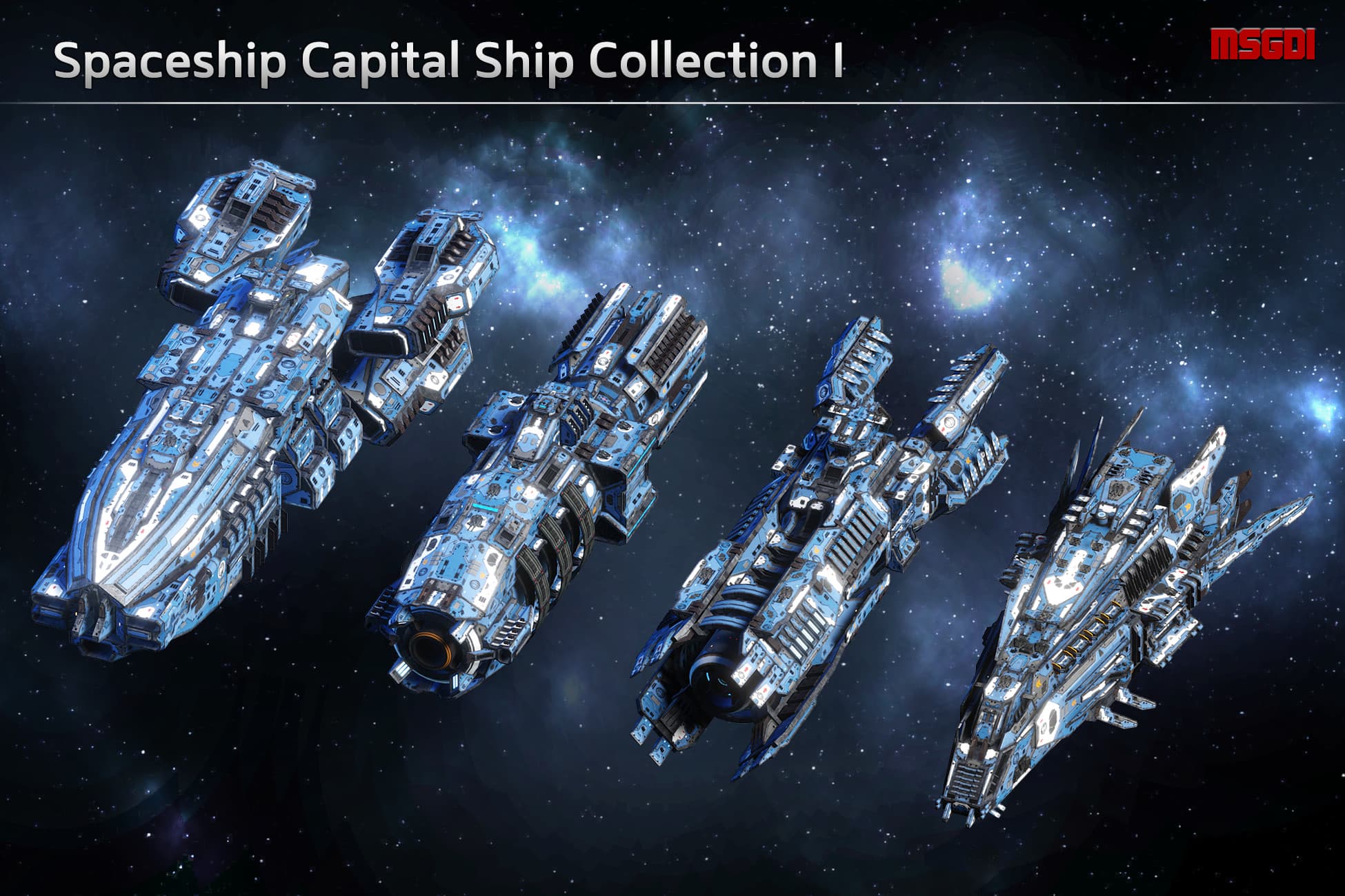 Spaceship Capital Ship Collection I