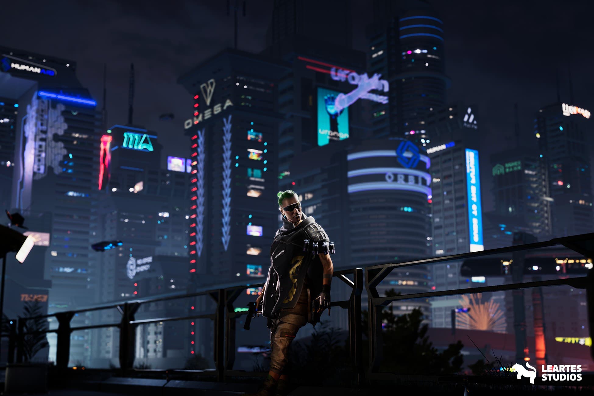 Cyberpunk Gigapack ( Modular Environment/ Characters/ Vehicles/ Weapons )