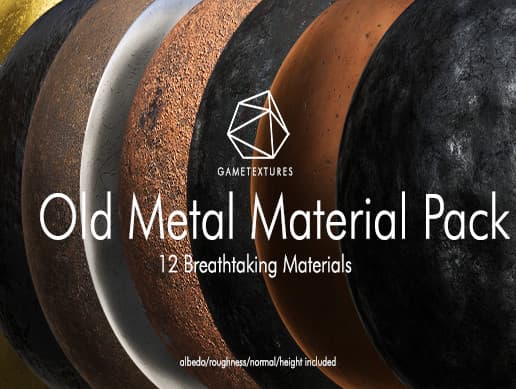 Old Metal Material Pack by GameTextures