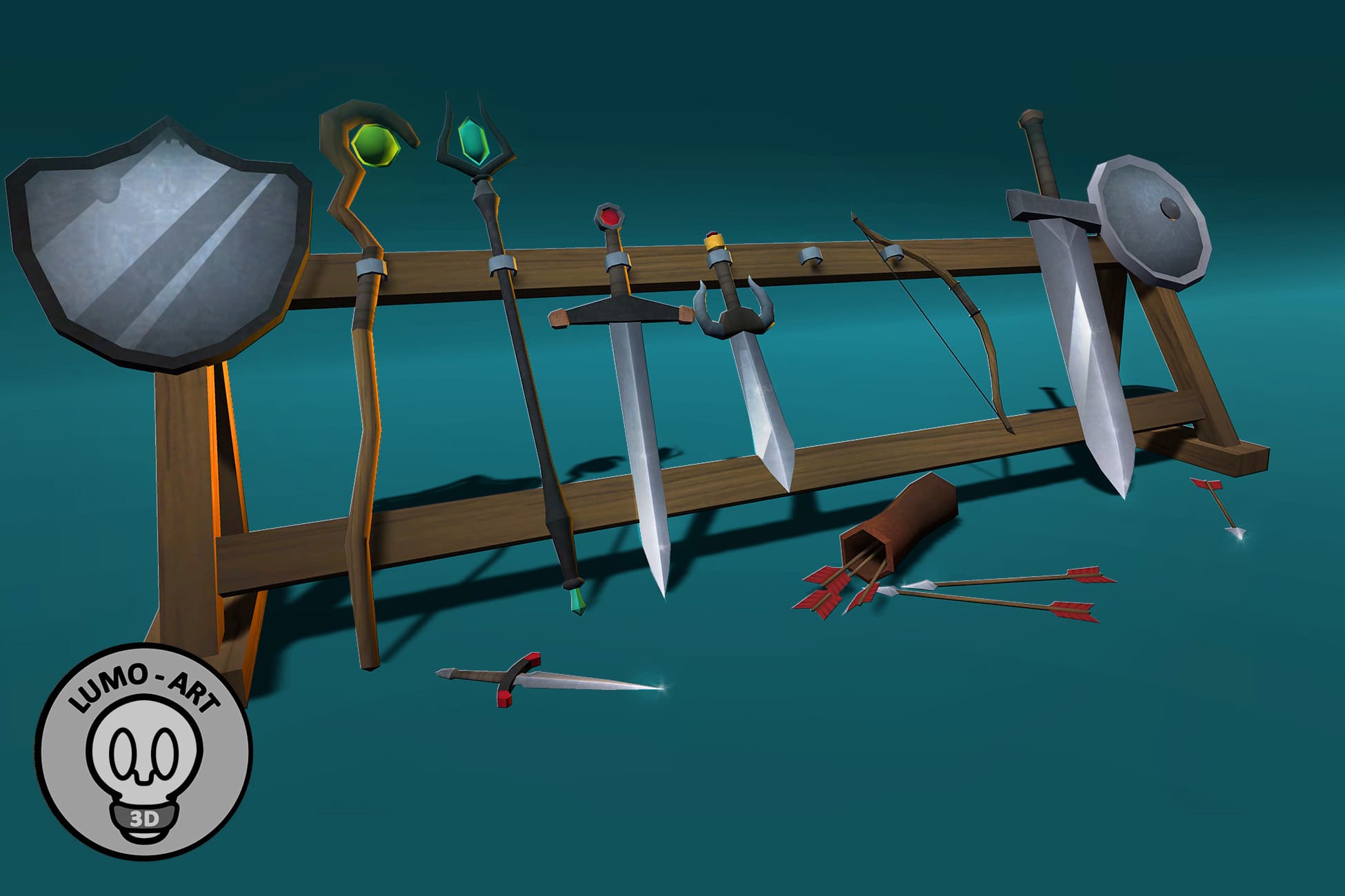FREE Cartoon Weapon Pack - Mobile/VR