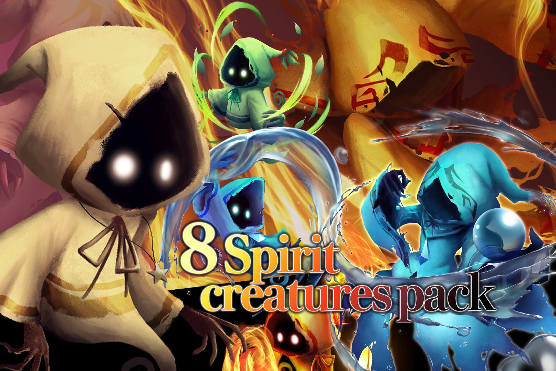 2D Spirit Creature pack