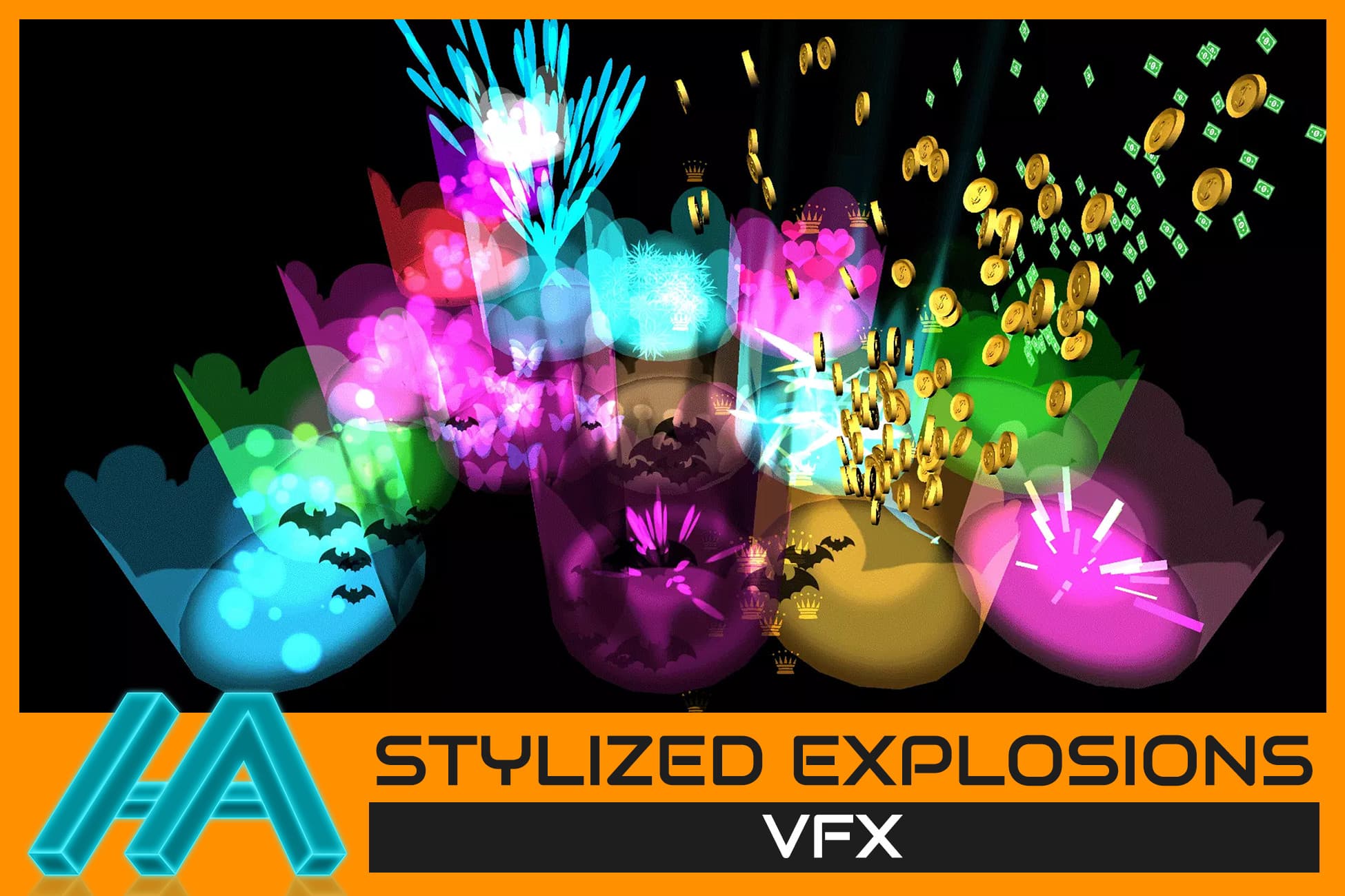 Area of Stylized Exploding Effects - Maiami Studio VFX