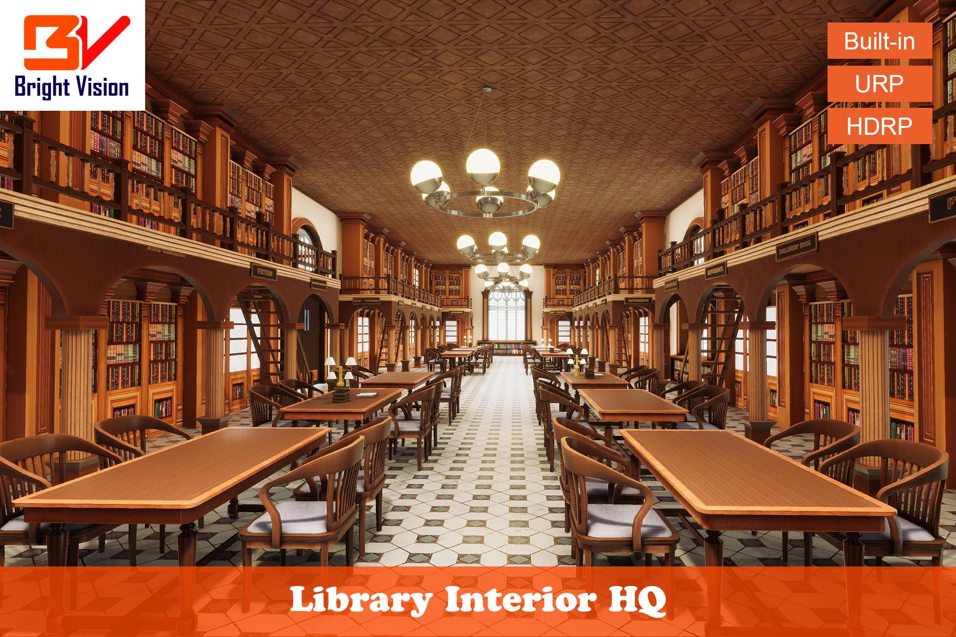 Library Interior HQ