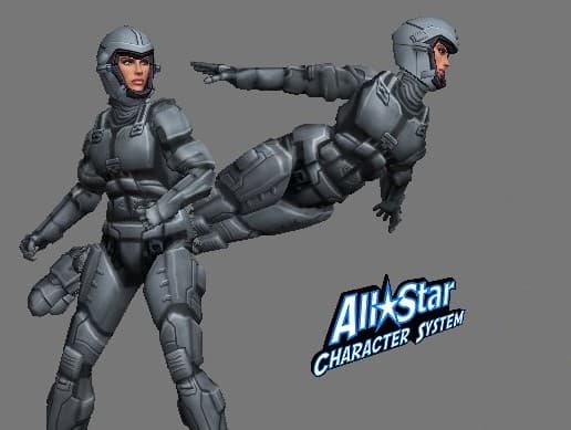Female Space Armor
