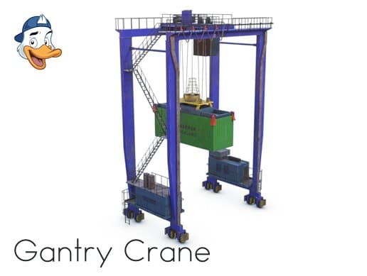 Rubber tyred gantry crane