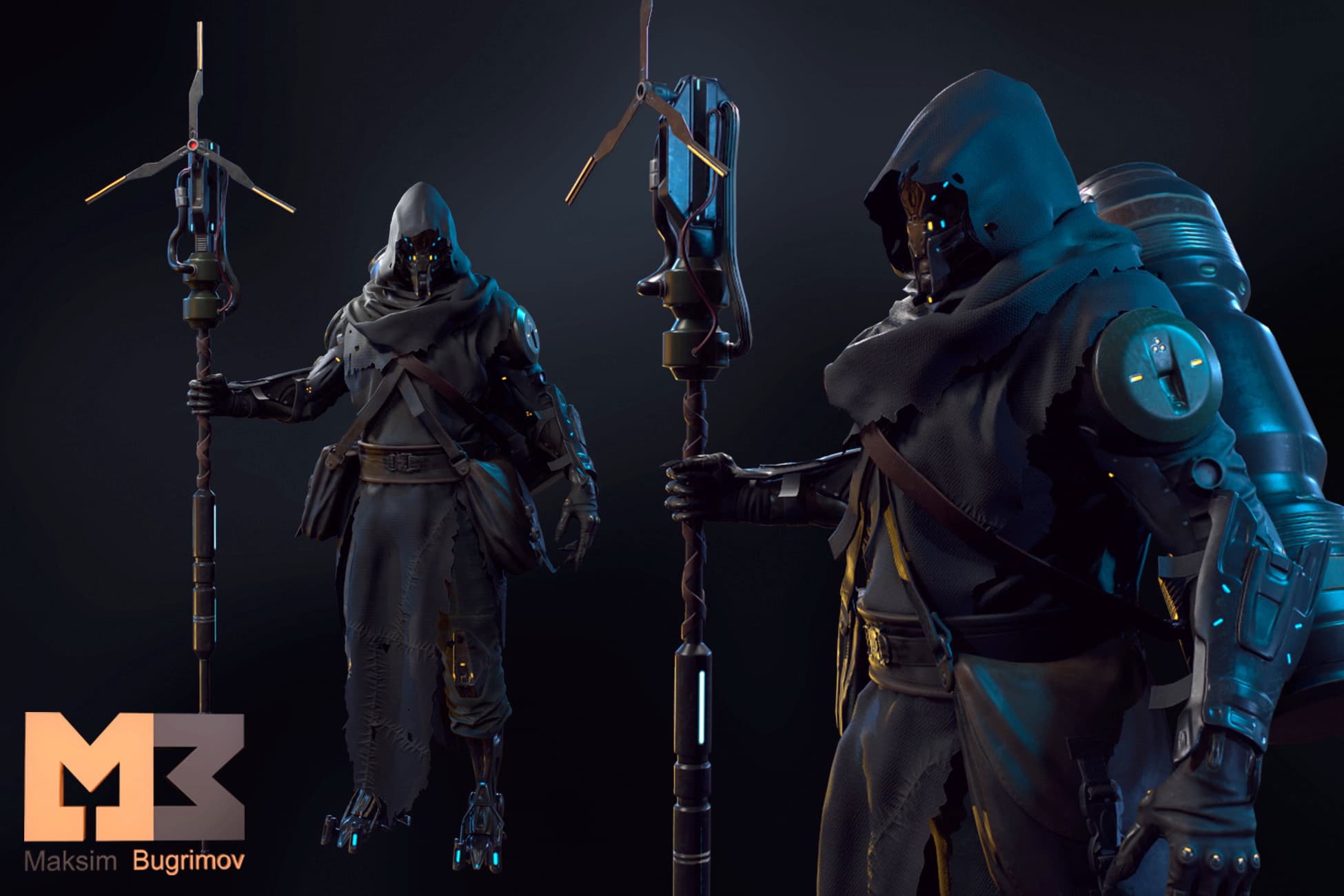 Sci-Fi Character 05 (Crow)