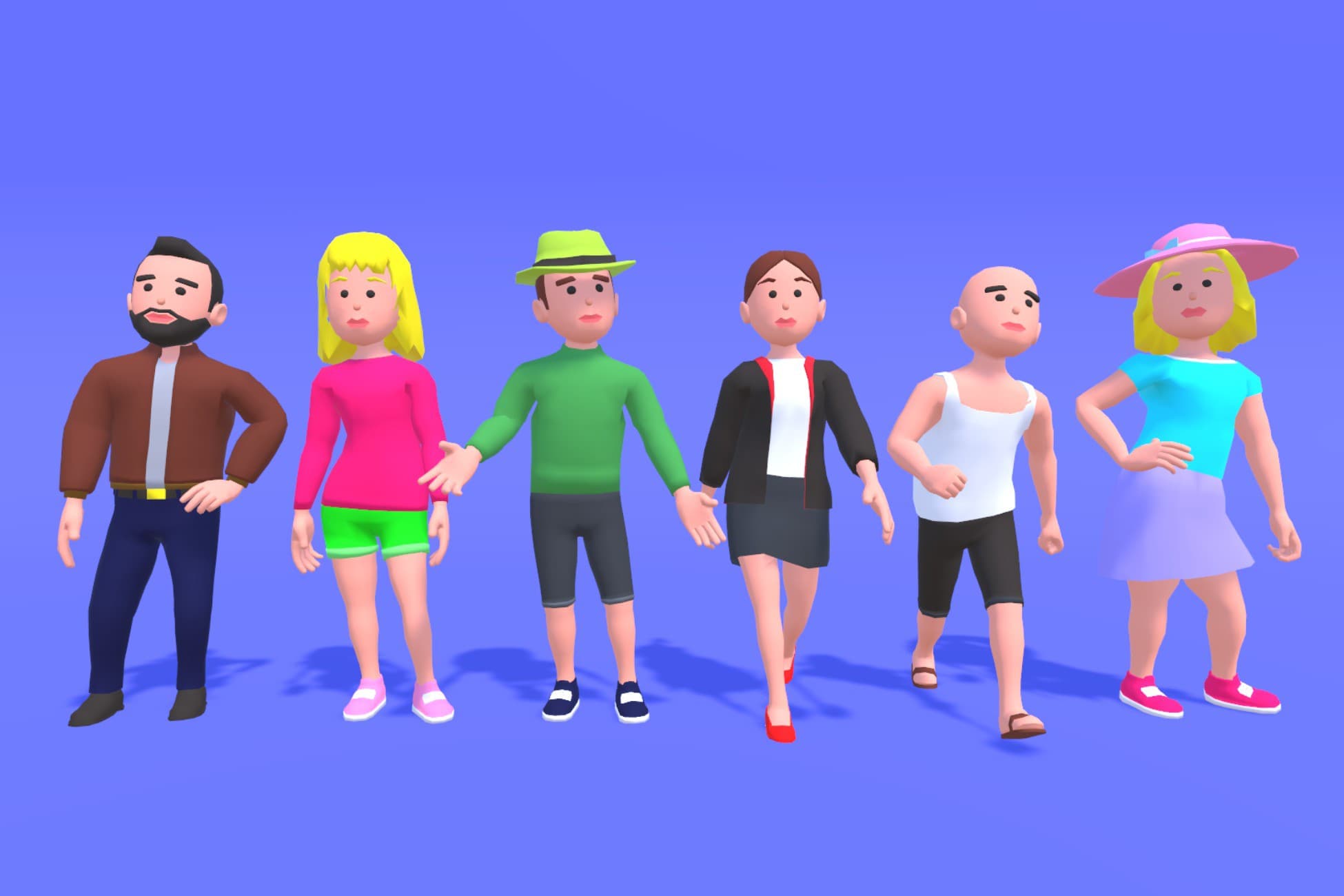 Hypercasual Cartoon Characters Vol.5
