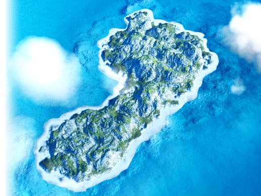 PDG Foot Island