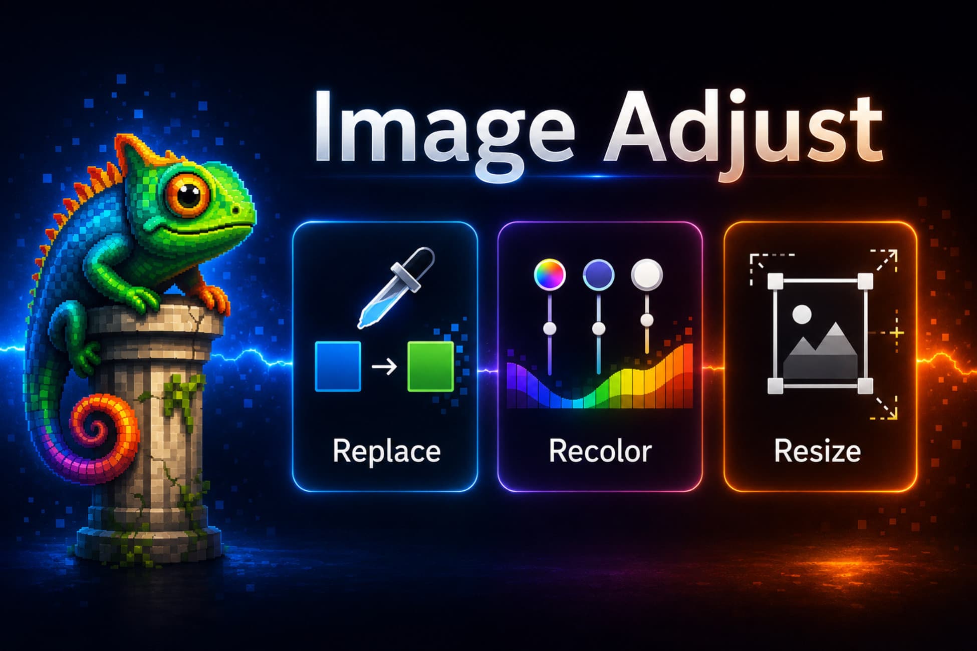 Image Adjust (Replace, Recolor, Resize)