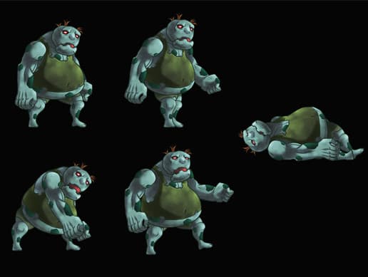 A fat zombie - SPINE