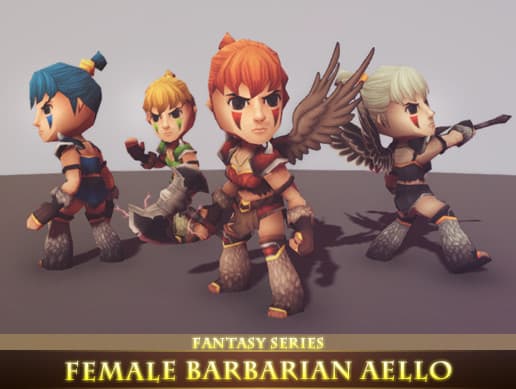 Female Barbarian Aello