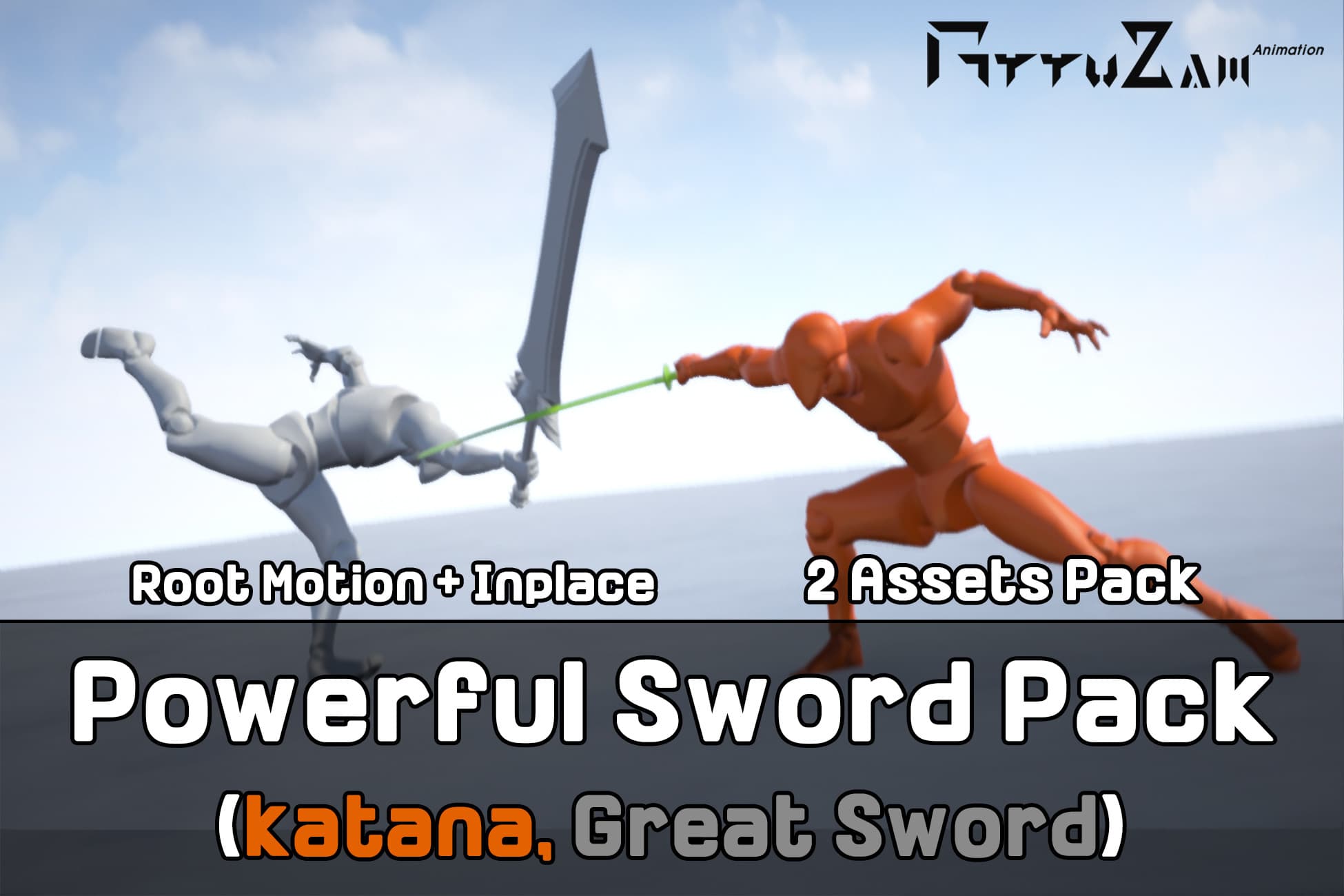 Powerful Sword Pack(Great Sword + Katana)