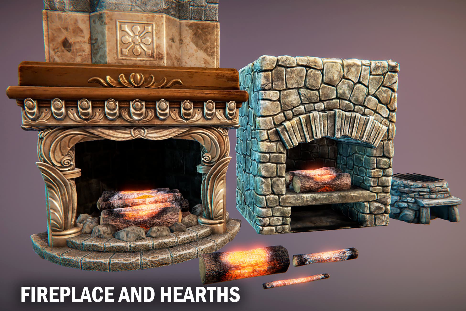 Fireplace and hearths