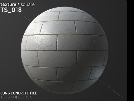 TS 018 Long Concrete Tiles