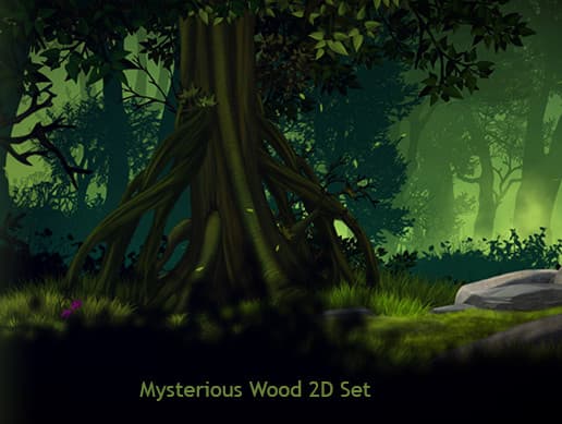 Mysterious Wood 2D Set