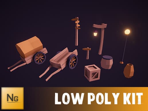 FantasyTownObjects LowPoly