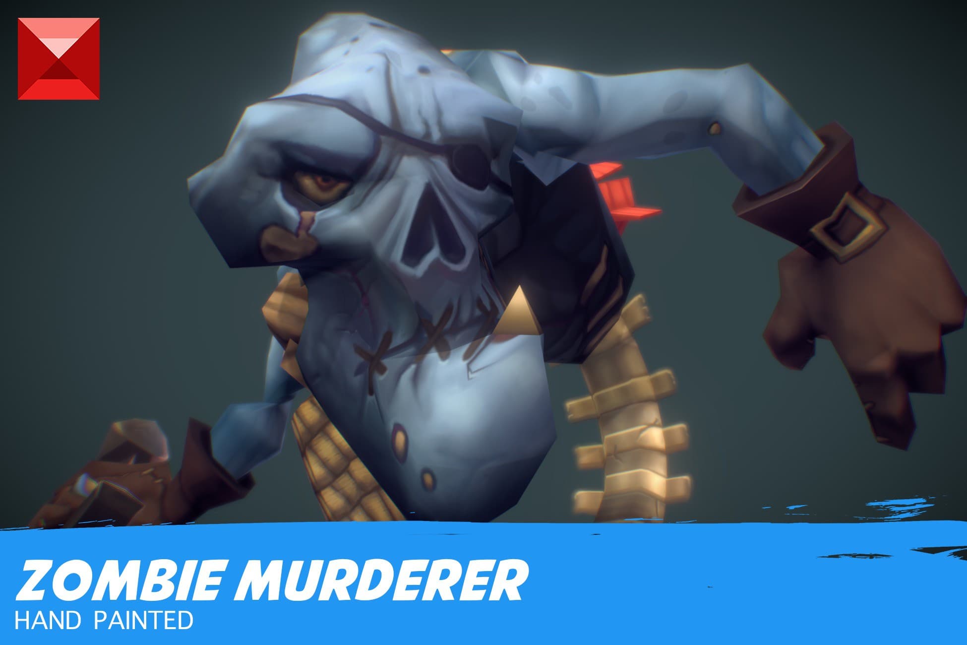 Zombie Murderer - Hand Painted Series
