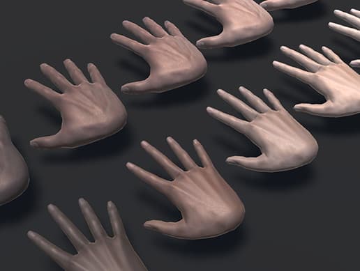 Realistic VR Hands