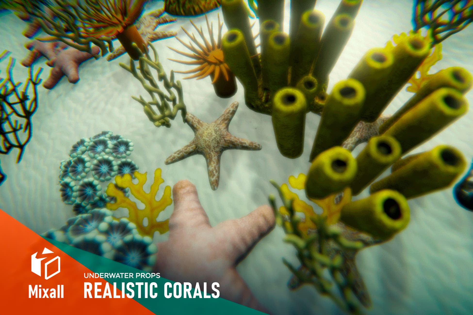 Realistic corals - underwater props
