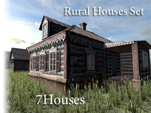 Rural Houses Set