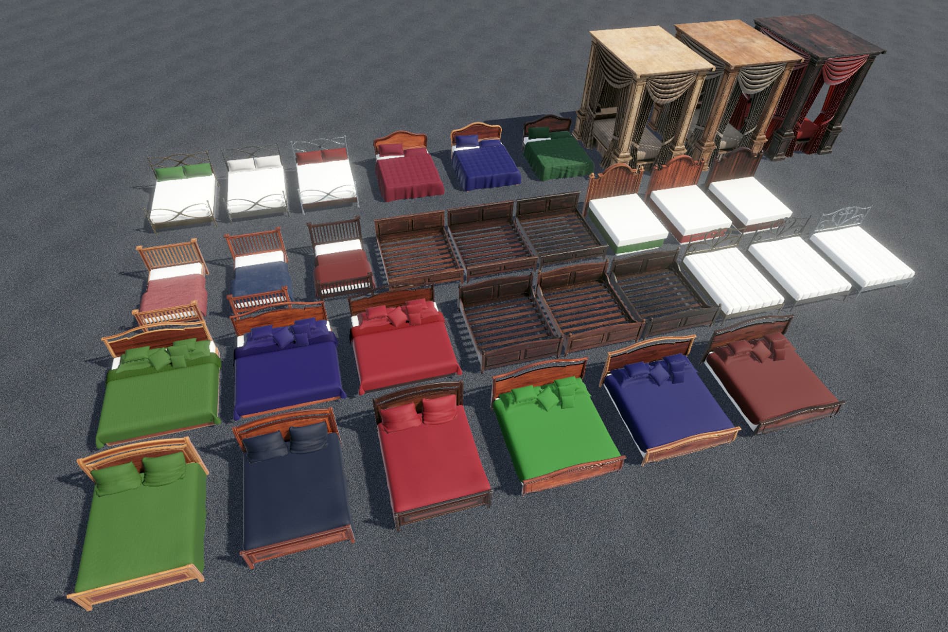 Beds Pack : Furniture Collection