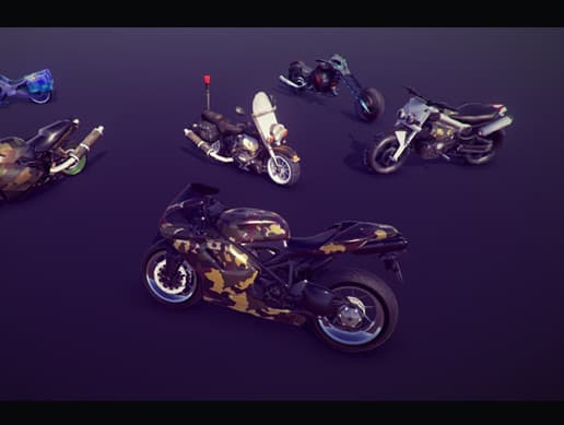 Armed motorbike