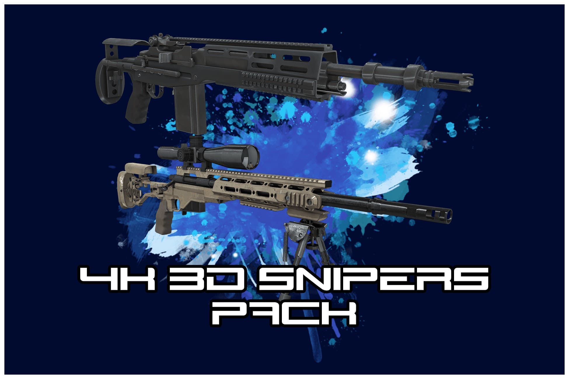 FPS Guns 4K - Sniper Pack