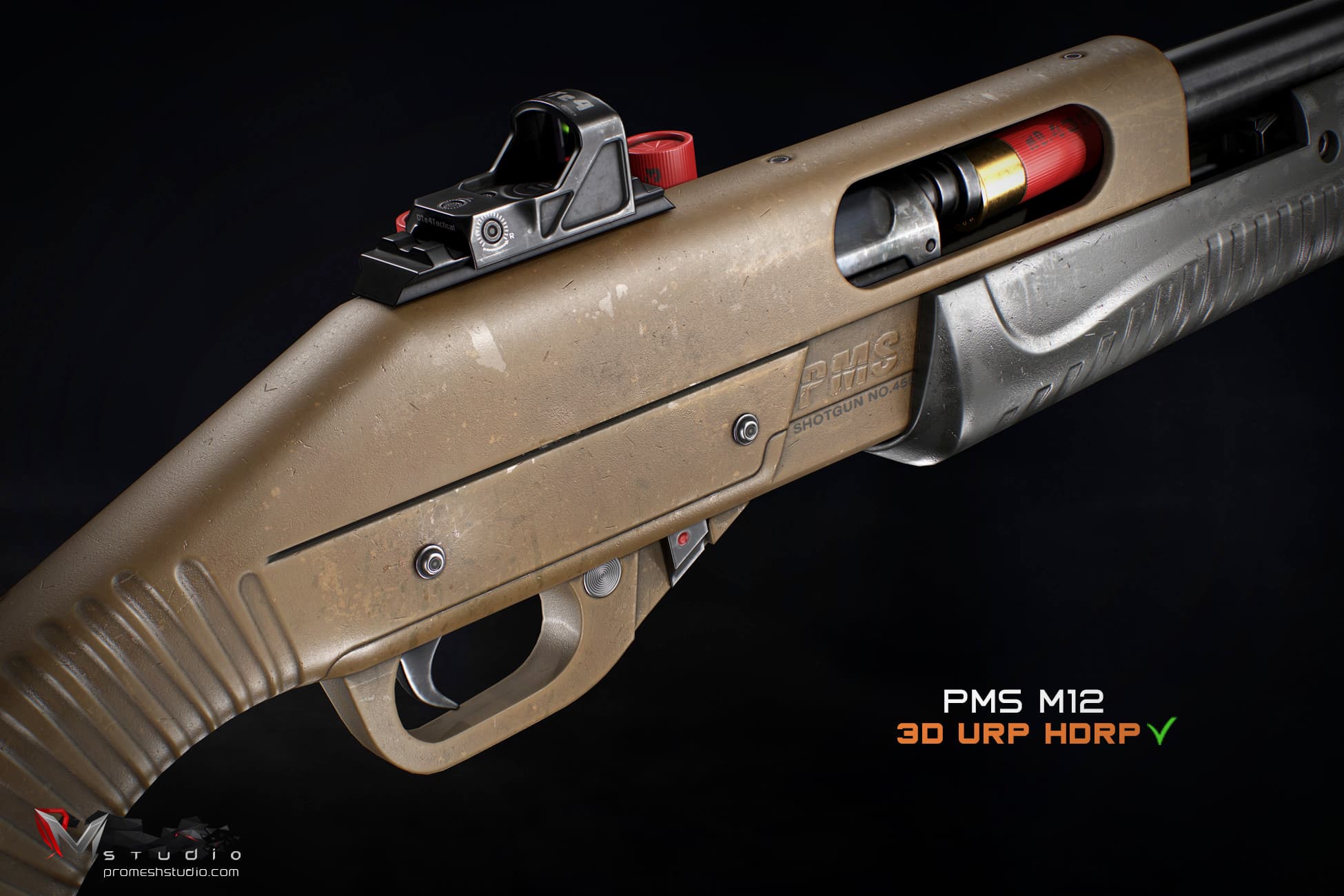 PMS M12 Shotgun - Models and Textures
