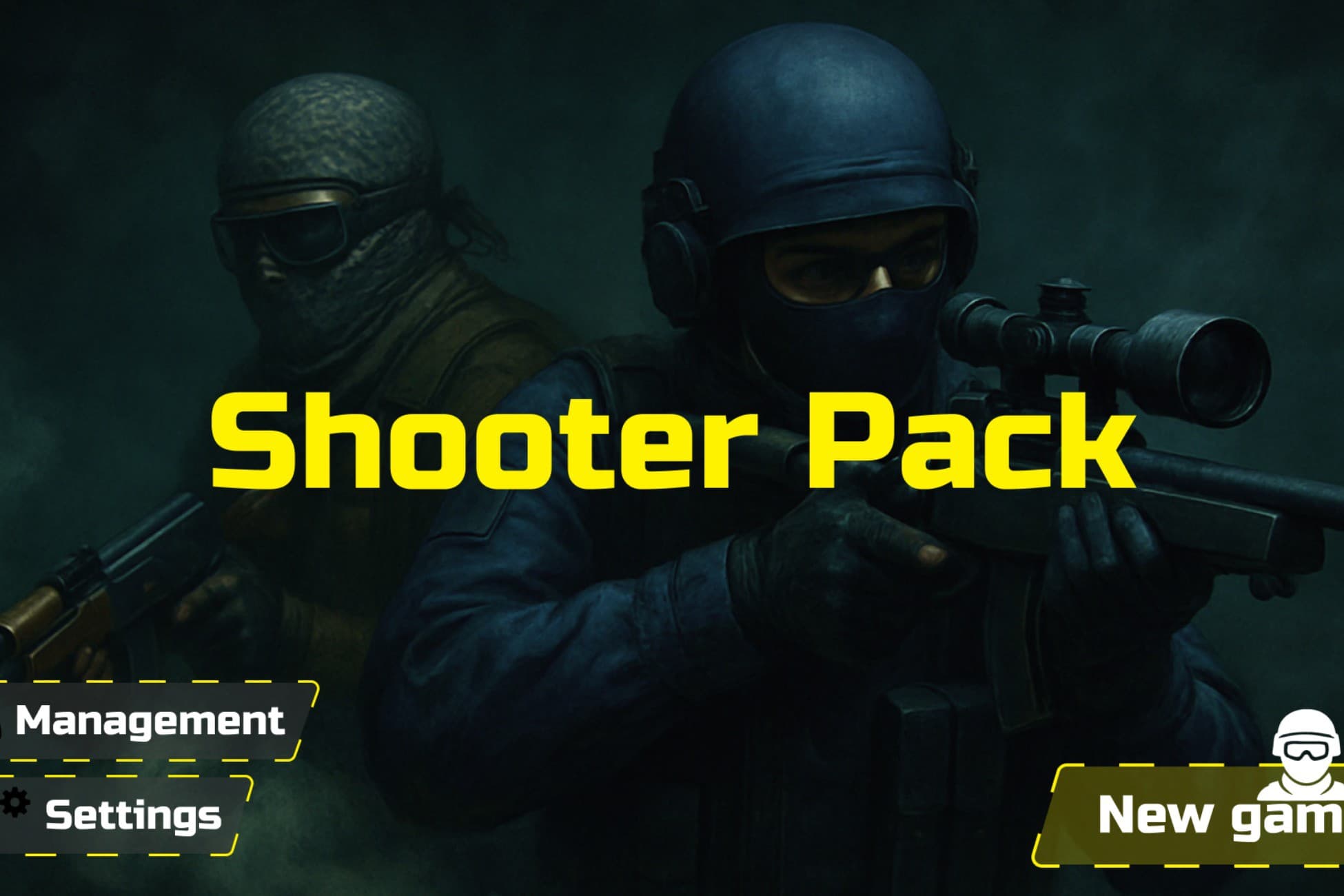 2D Gui Shooter + Icons