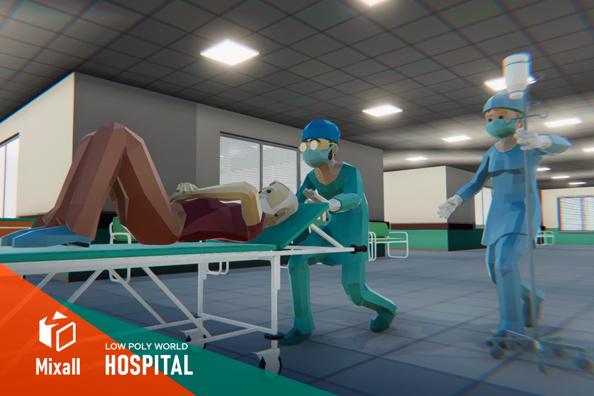 LOW POLY WORLD - HOSPITAL