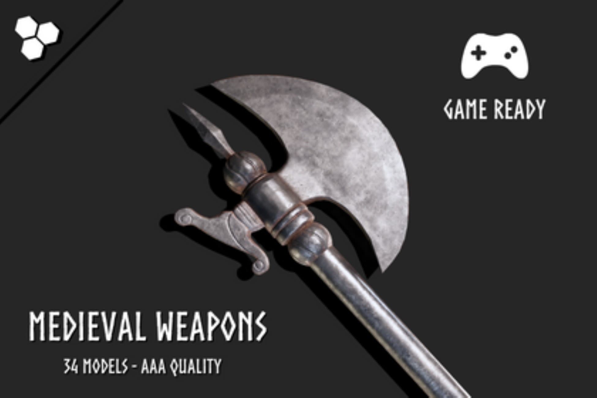 Medieval Weapons Bundle (Weapons, Weapon, Medieval Weapons, Fantasy Weapons)