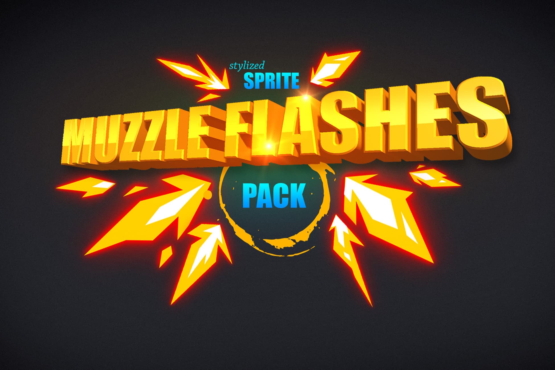 Sprite muzzle flashes