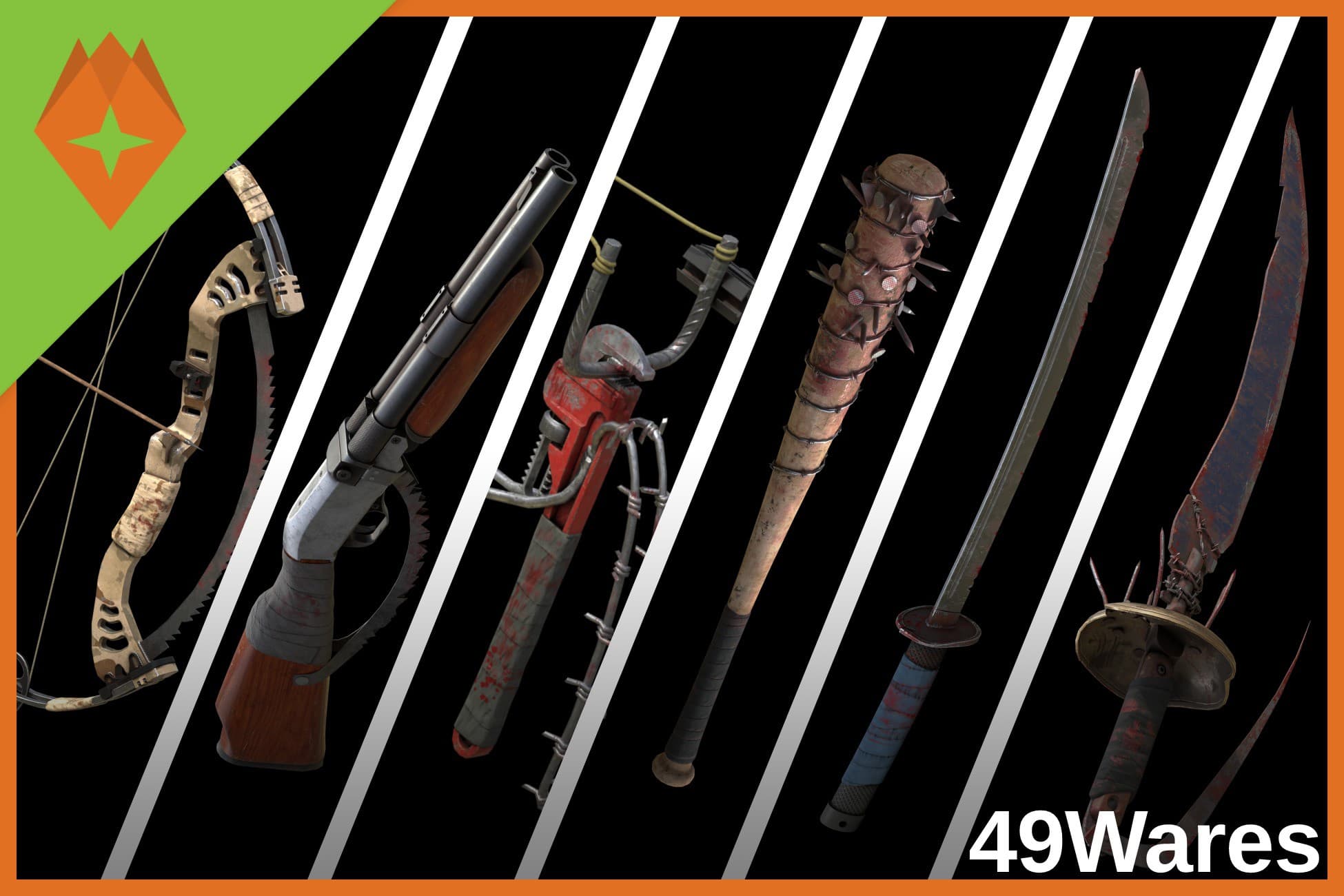PBR (Zombie) Apocalypse Weapons - Pack 2