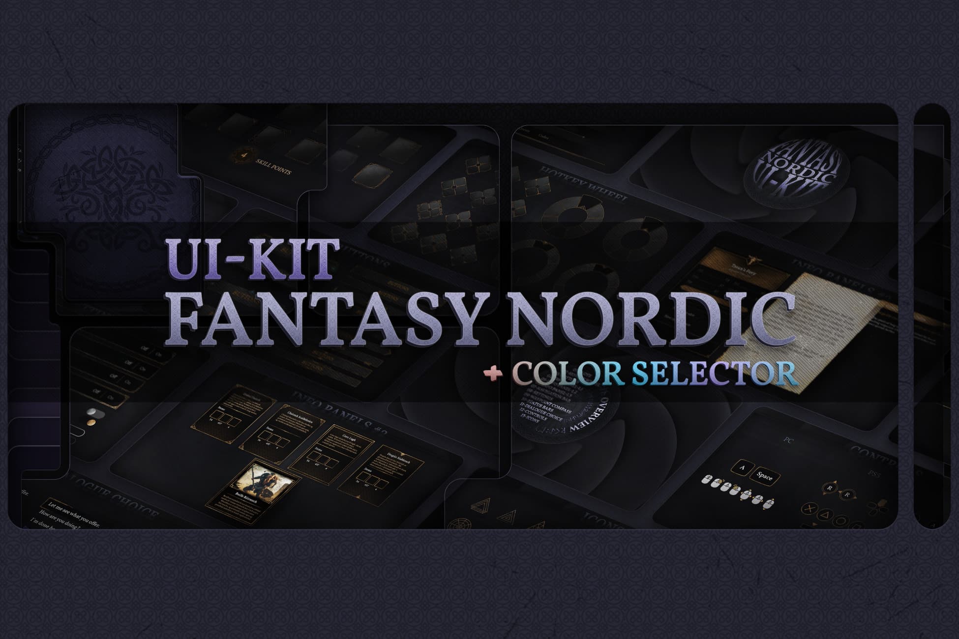UI-KIT Fantasy-Nordic GUI