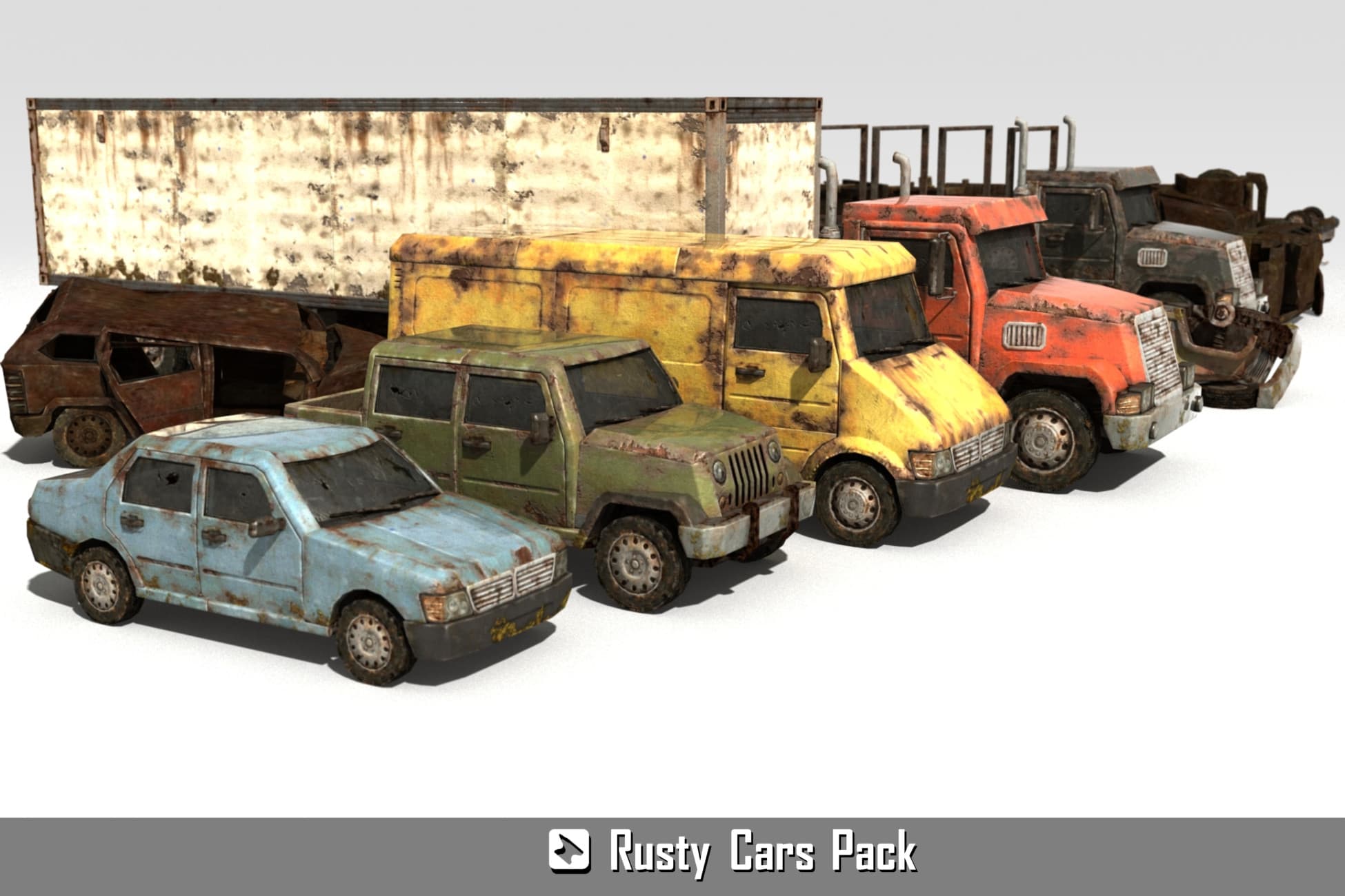 Rusty Cars Pack