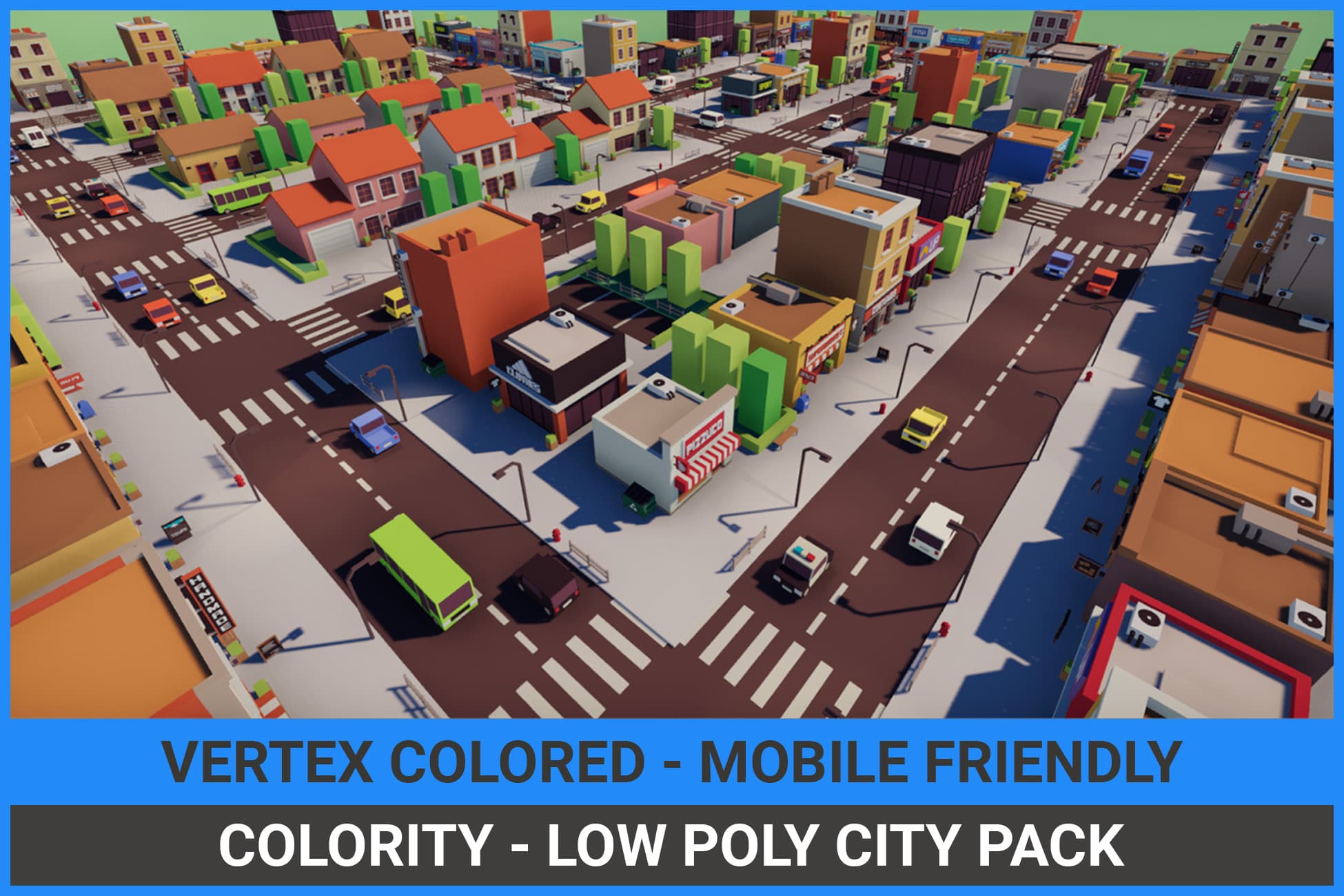 Low Poly City - Colority