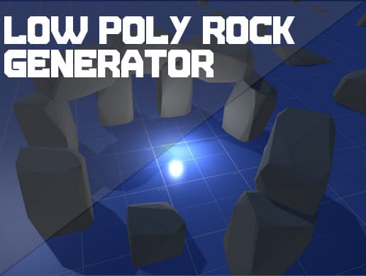 Low Poly Rock Generator